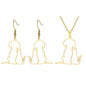 Pawfect Hug Pet Lover Pendant Necklace