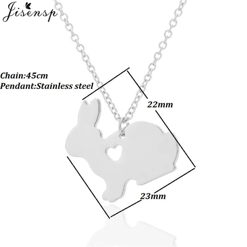 WildCharm Stainless Steel Animal Pendant Necklace