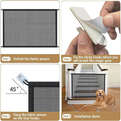 PawStop Foldable Mesh Pet Safety Gate