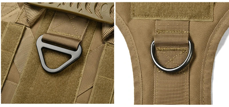 K9 Commando Tactical Dog Harness & Leash Set