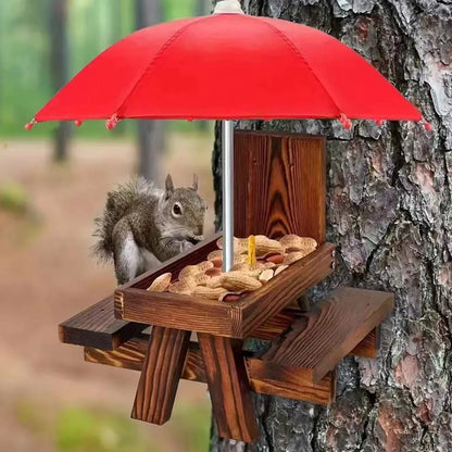 The Squirrel Snack Shack: Backyard Bistro Table