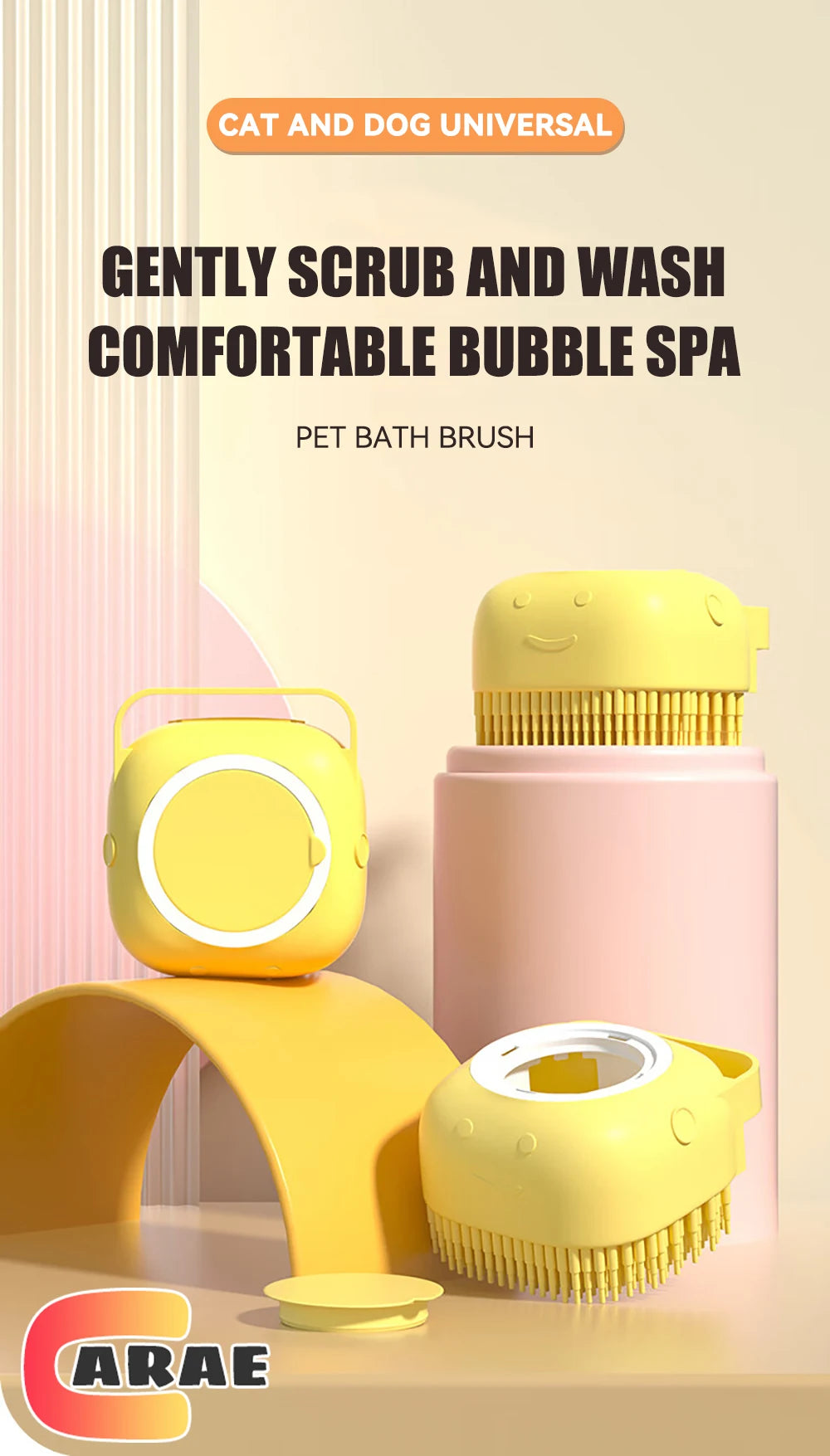 BubblyPaws Bath Brush