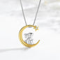 LunaHop Moon Rabbit Pendant Necklace