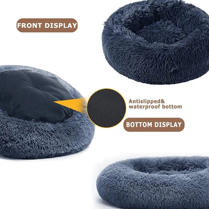 SnuggleNest Luxe Plush Pet Bed