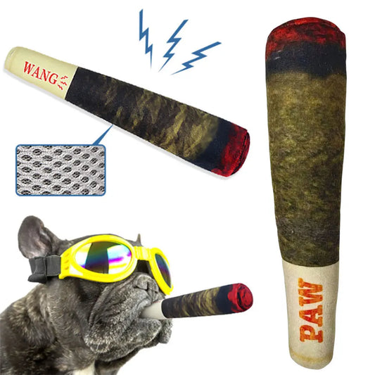 Puff ‘n’ Play Stuffed Dog Toy