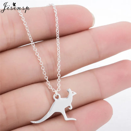 WildCharm Stainless Steel Animal Pendant Necklace