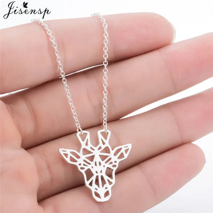 WildCharm Stainless Steel Animal Pendant Necklace