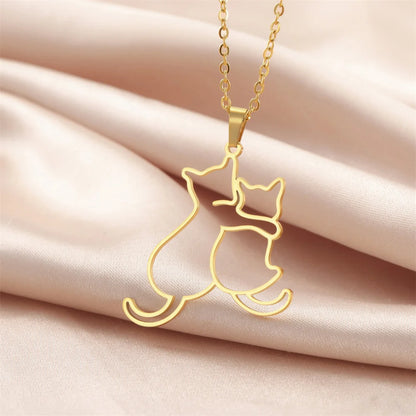 Pawfect Hug Pet Lover Pendant Necklace