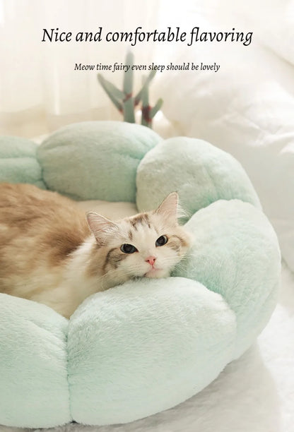 BloomNest Plush Pet Bed