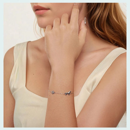 Pawlinks Sterling Silver Charm Bracelet