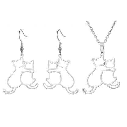 Pawfect Hug Pet Lover Pendant Necklace