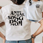 "Paws Off, People" Tee – Anti-Social Dog Mom Edition