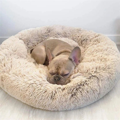 SnuggleNest Luxe Plush Pet Bed