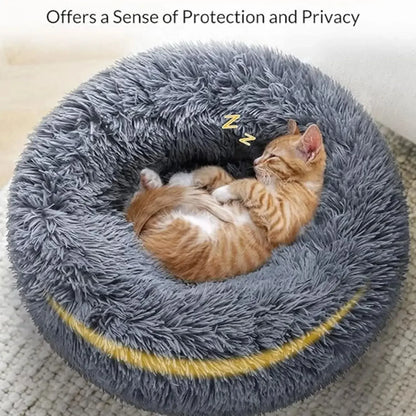 SnuggleNest Luxe Plush Pet Bed