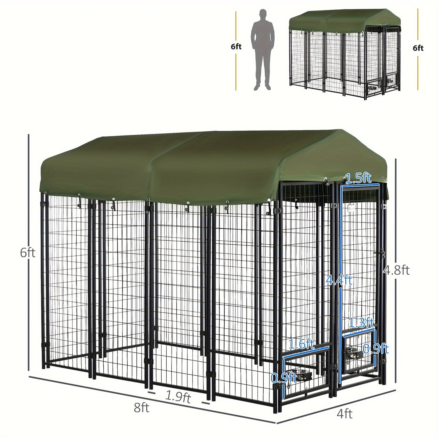 K9 Kastle Elite Outdoor Kennel