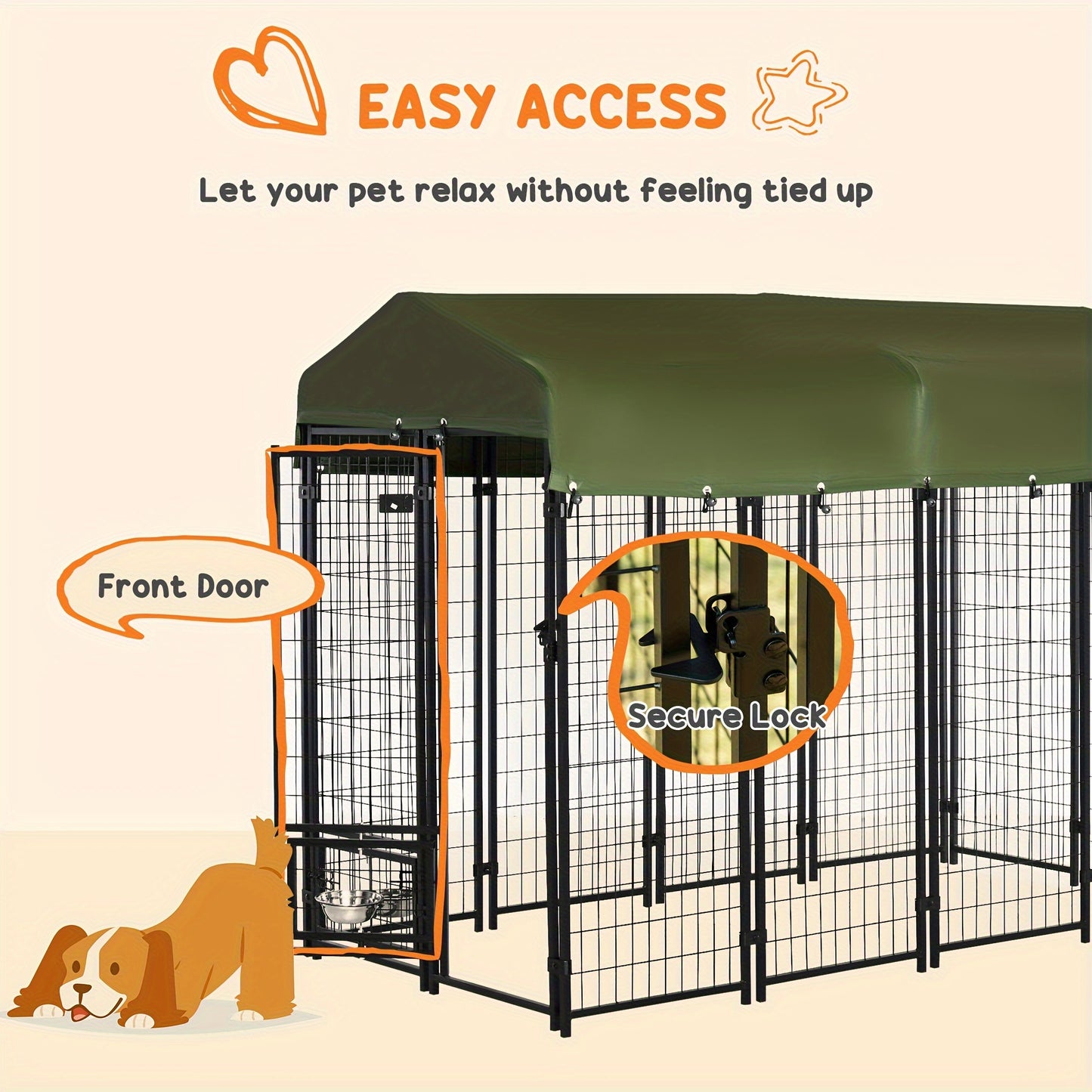 K9 Kastle Elite Outdoor Kennel