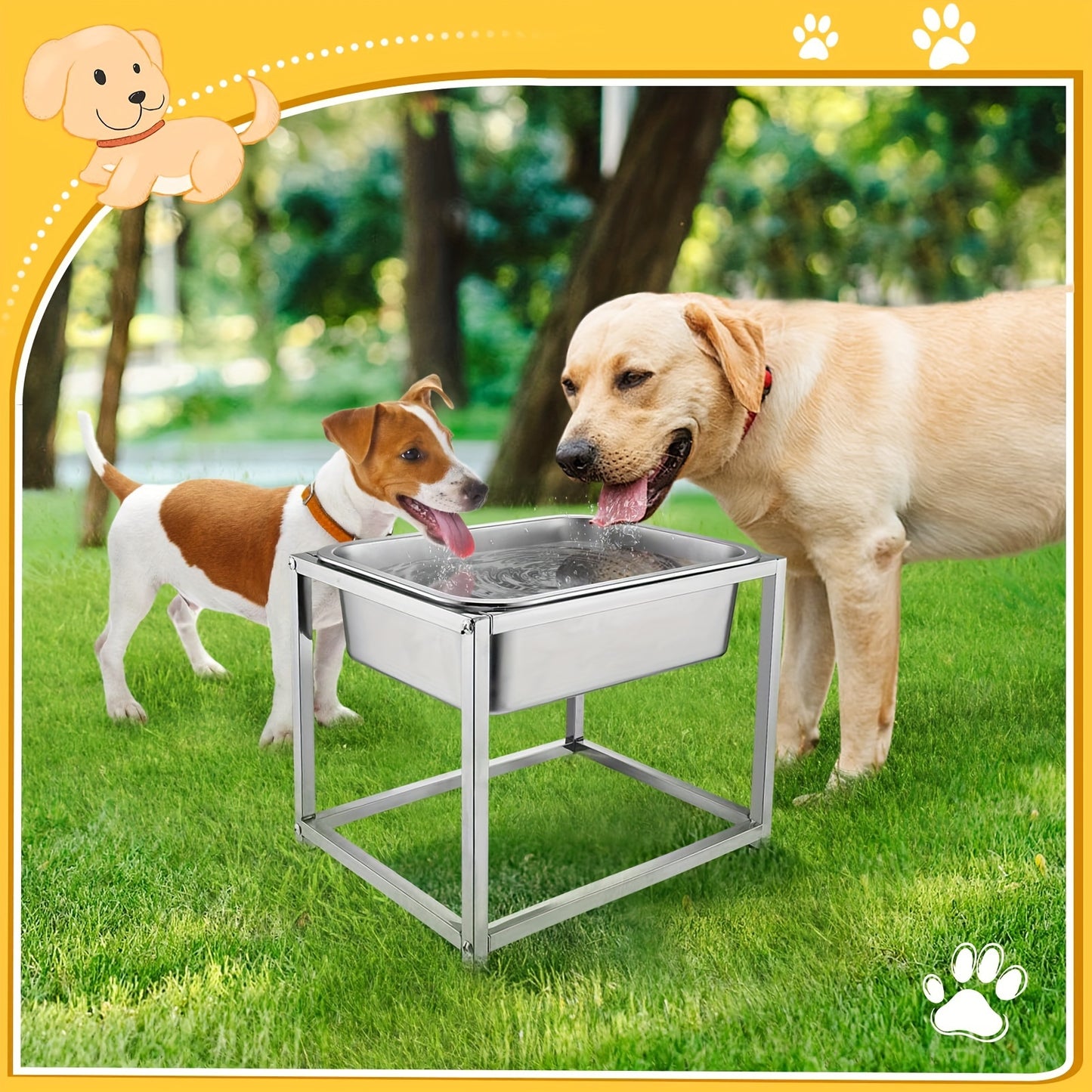 HydraHound Adjustable Water Bowl Station
